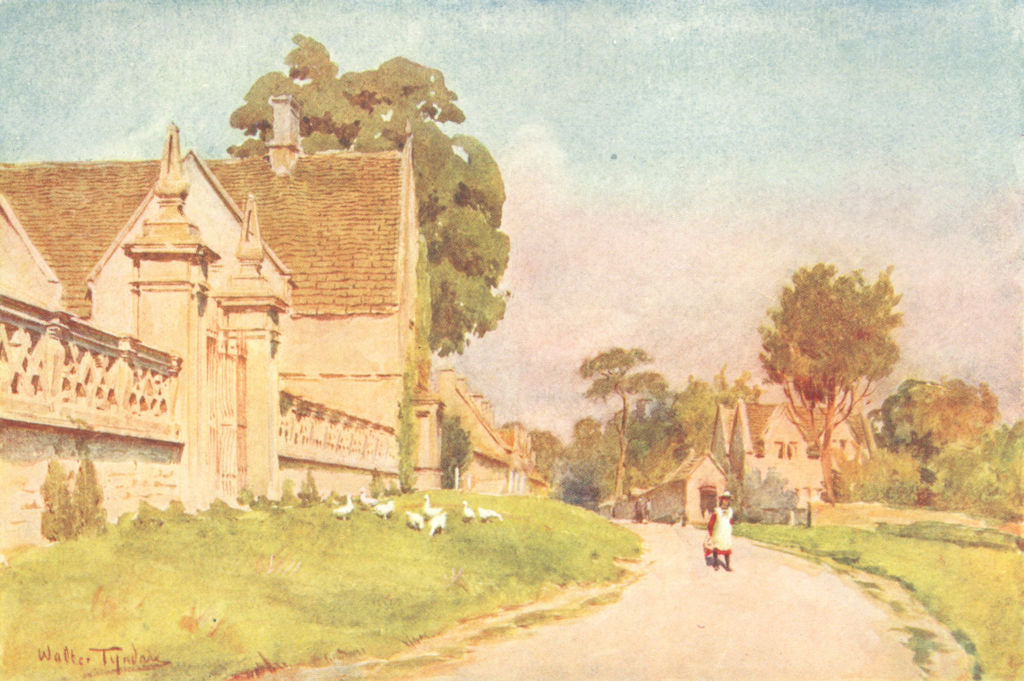 SOMT. Claverton Manor, Bath 1906 old antique vintage print picture